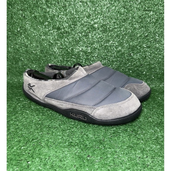 Kuru Draft Mens Size 10.5 Gray Black Casual Classic Walking Slip On Mule Slipper main image 4